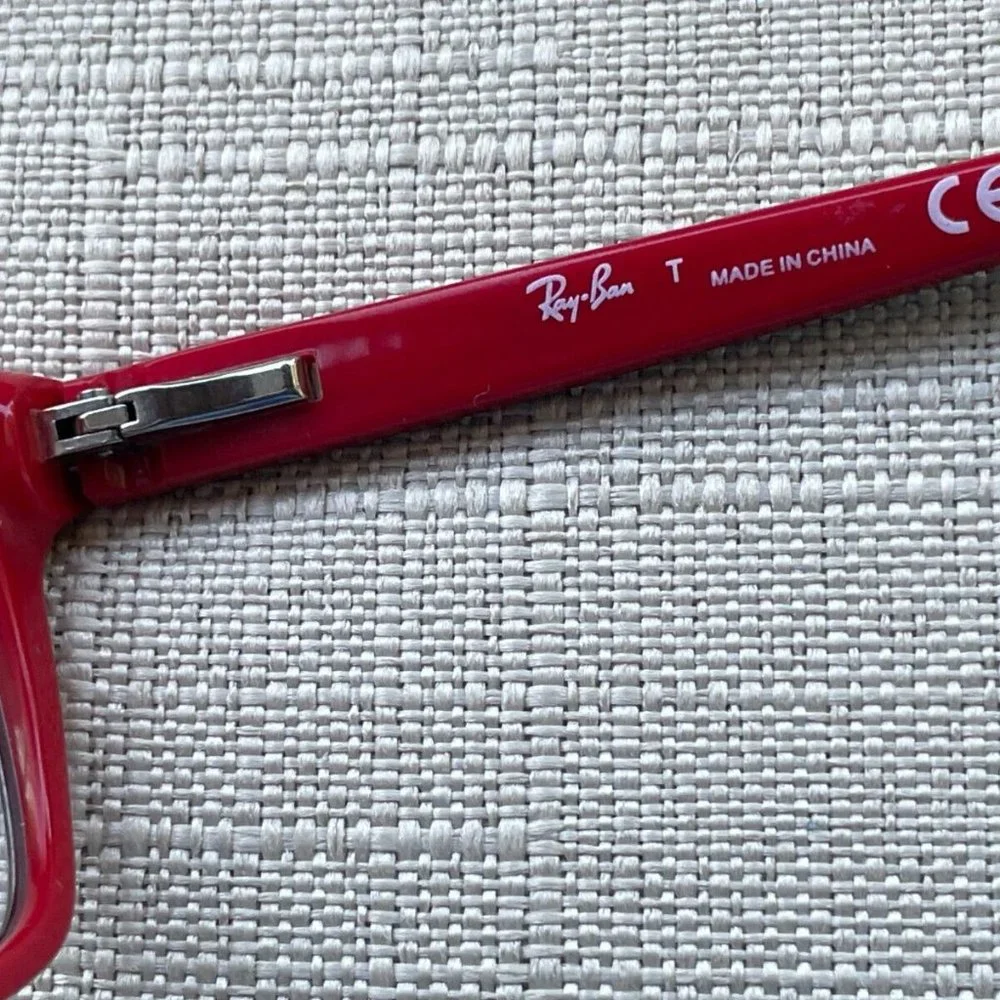Ray-Ban Youth Glasses Frame Black/Red Tone Eyeglasses Frame 47[]16 130